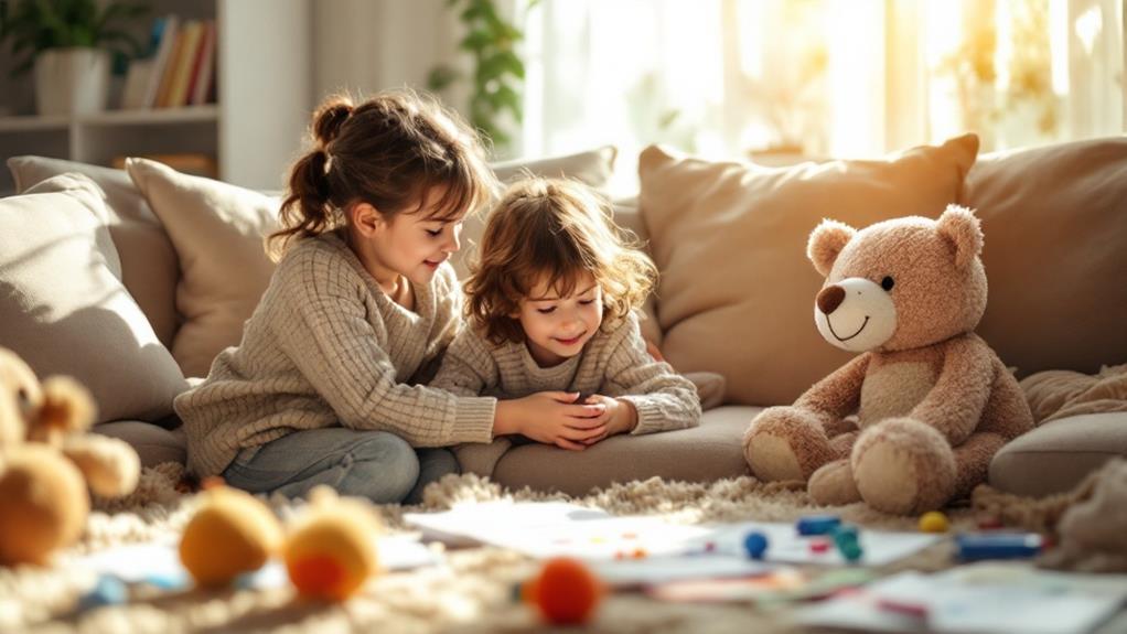 recognize siblings emotions together