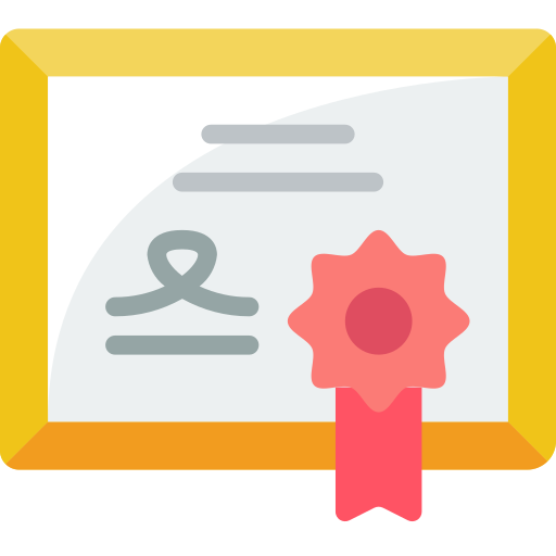 certificate (1) Experienced team icon