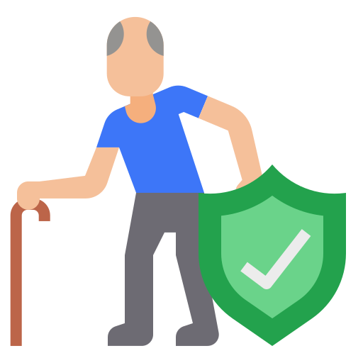 Retirement benefits icon